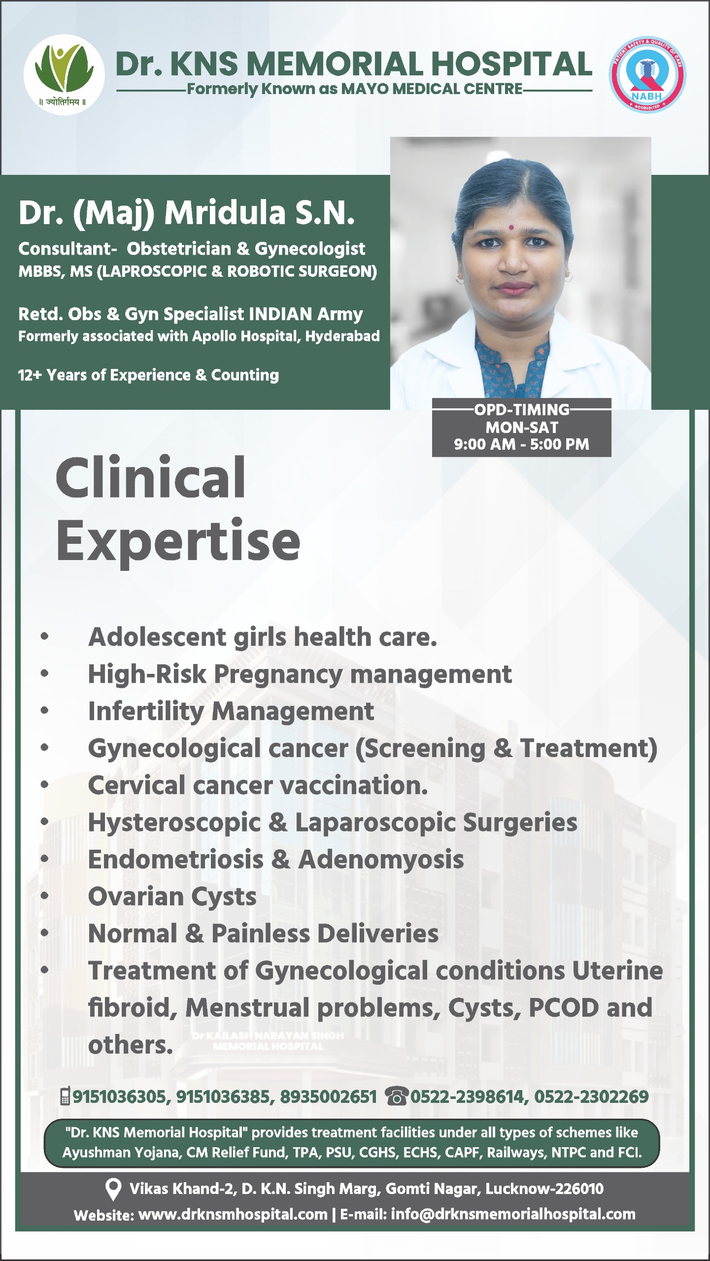  Dr. Mridula